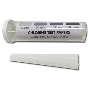 염소 테스트 페이퍼- 스틱형 (Chlorine Test Paper)